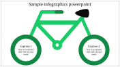 Stunning Sample Infographics PowerPoint With Cycle Model